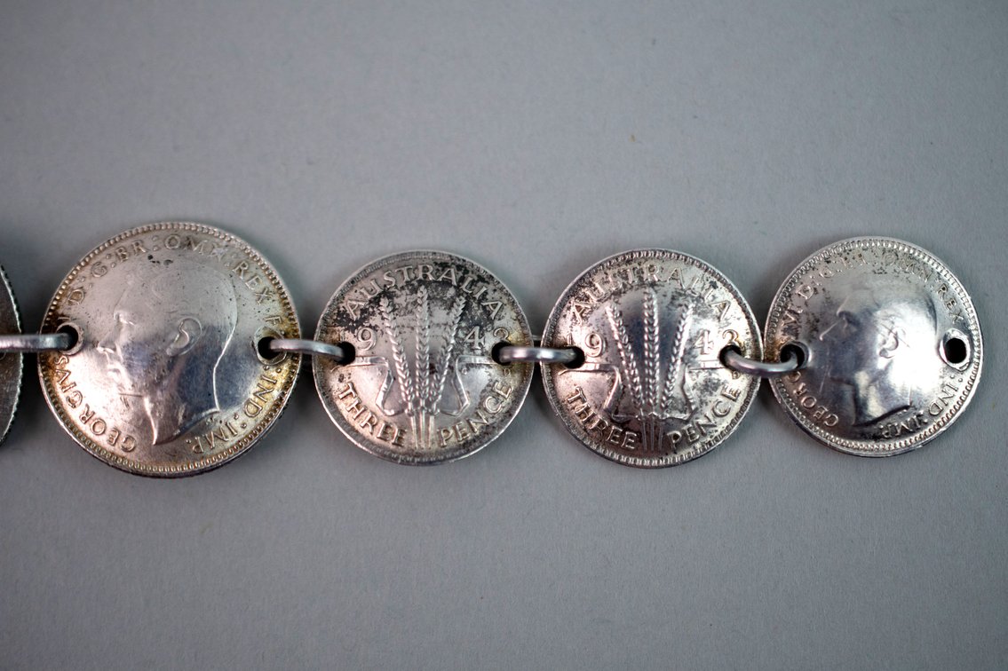 Sterling Silver Australian Pence Trench Art, photo 7 of 14
