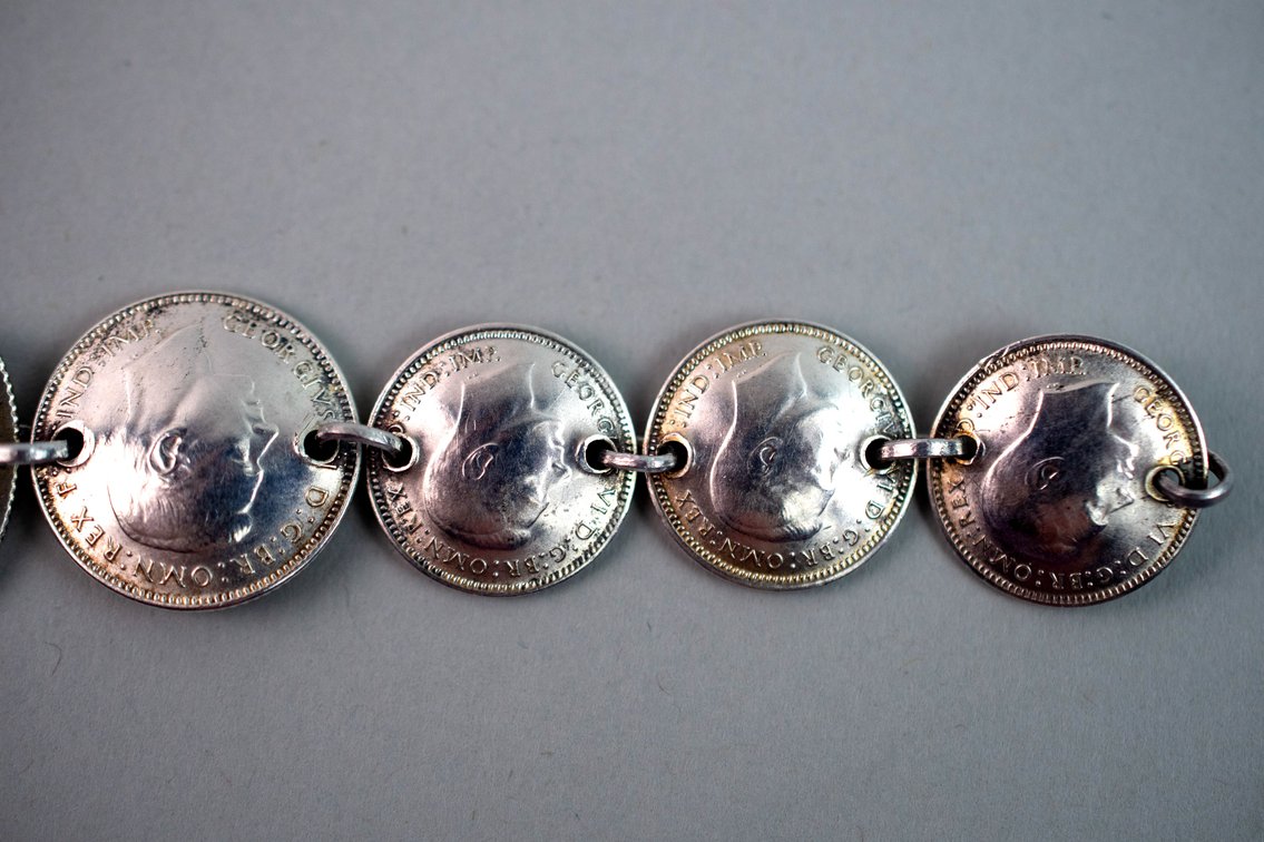 Sterling Silver Australian Pence Trench Art, photo 13 of 14