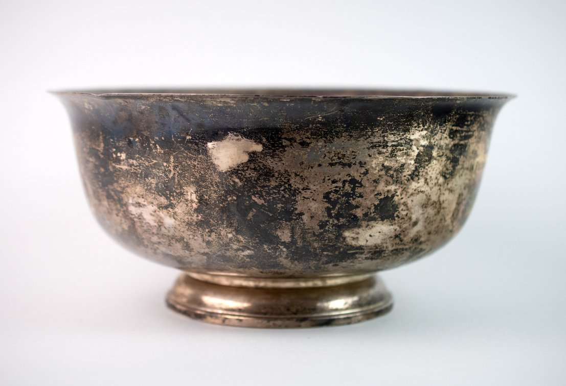 Paul Revere 1768 Reproduction Fisher Sterling Bowl, photo 4 of 10
