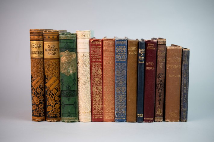 Antique Hardcover Book Collection
