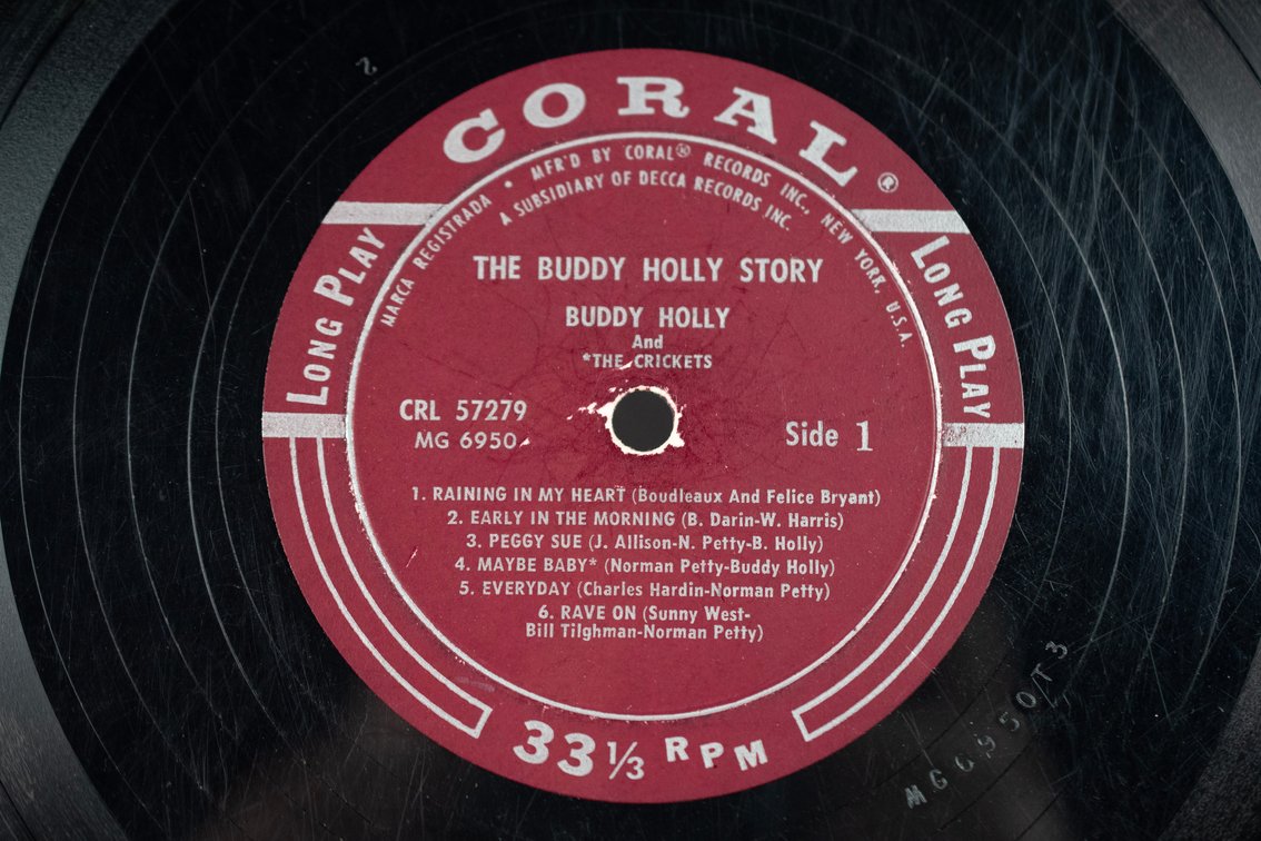 The Buddy Holly Story Coral Records Vinyl LP 1959, photo 10 of 15