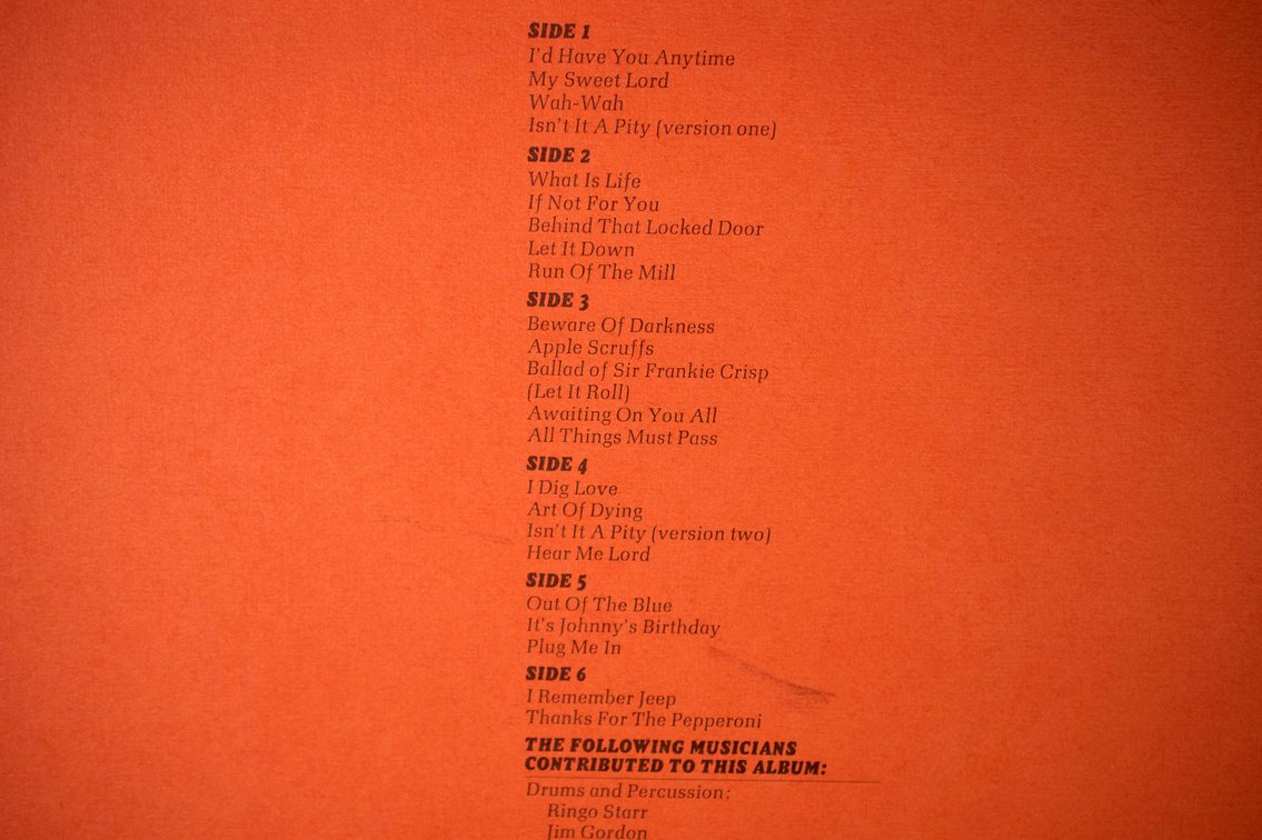 George Harrison All Things Must Pass Apple Vinyl 3-LP, photo 5 of 24
