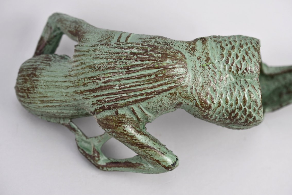 Cast Iron Mermaid Shelf Sitter Figurines, photo 4 of 9