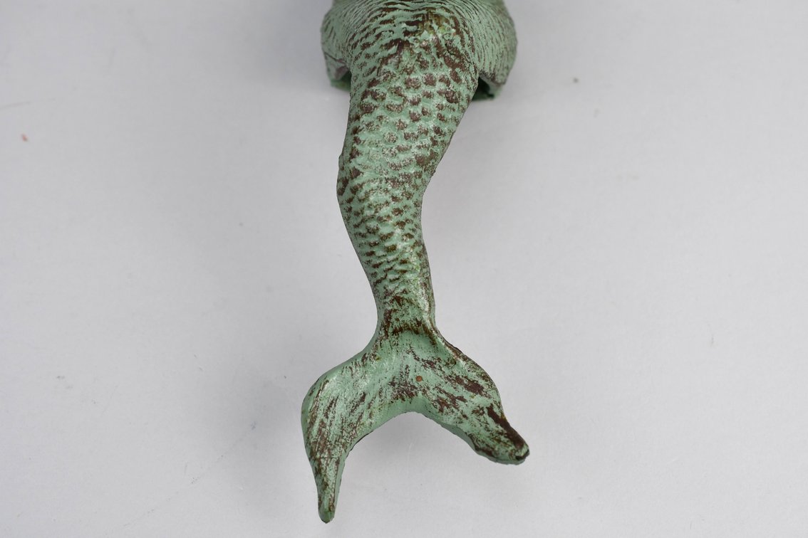 Cast Iron Mermaid Shelf Sitter Figurines, photo 3 of 9