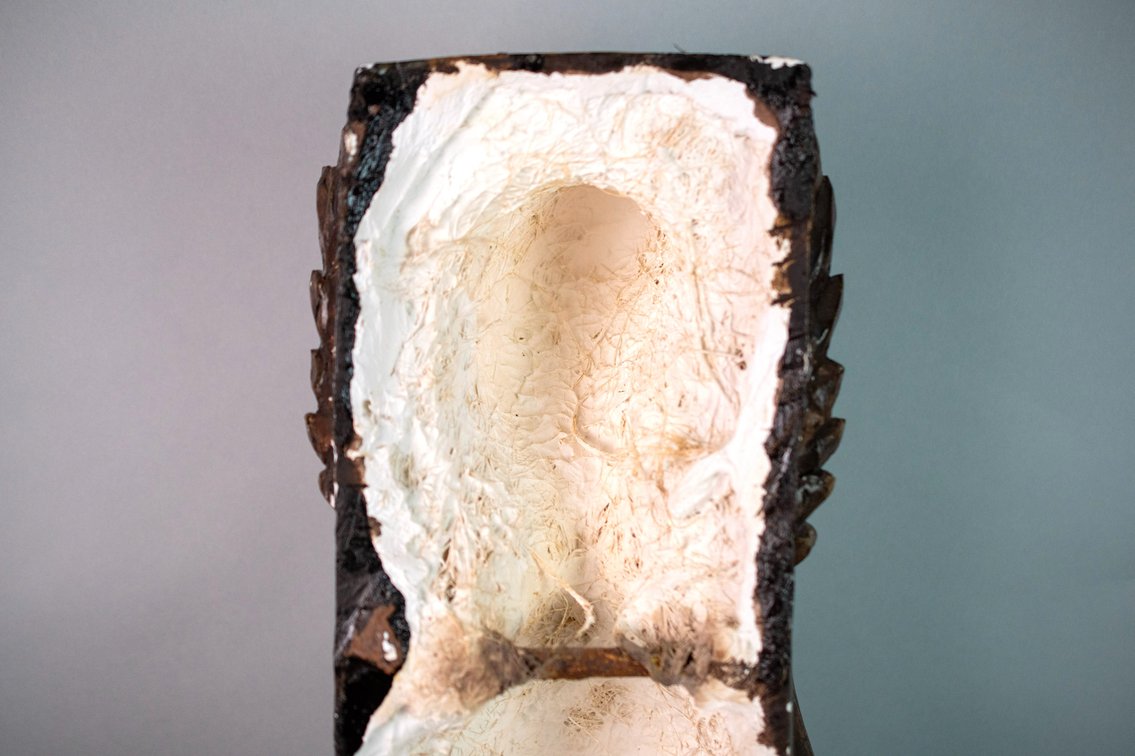 Baroque Style Winged Cherub Plaster Sculpture, photo 10 of 12