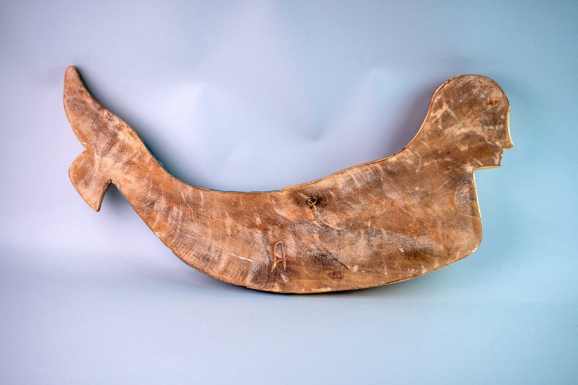 Hand Carved Wooden Mermaid Wall Sculpture, photo 6 of 10