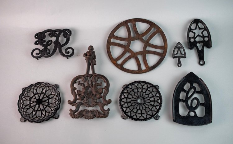 Antique Cast Iron Trivet Collection