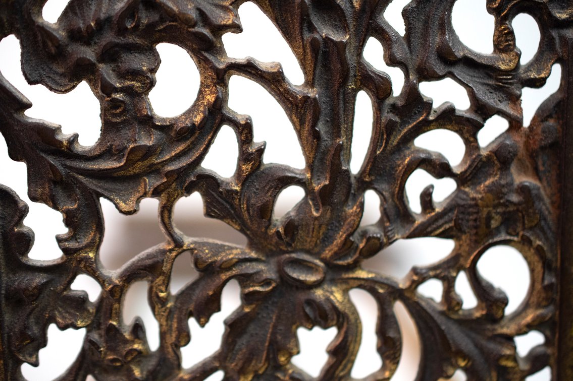 Art Nouveau Brass Expanding Book Rack, photo 9 of 10