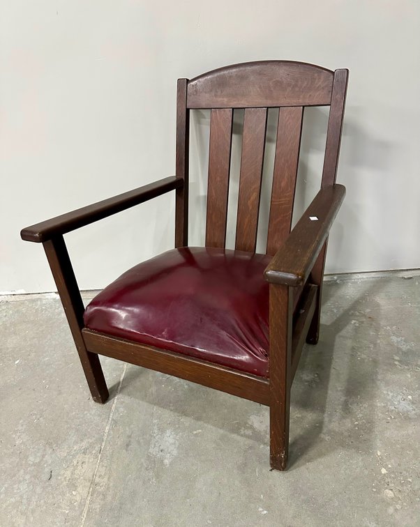 American Mission Oak Arm Chair, 1905