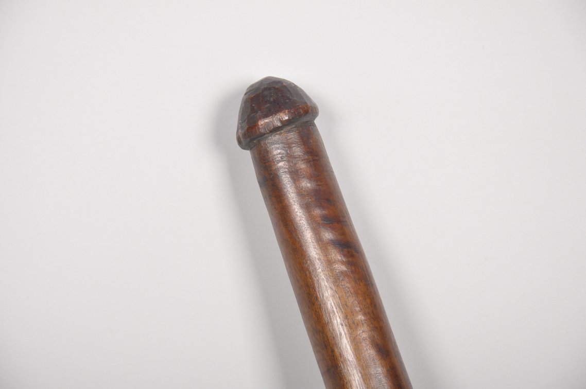 Fijian Wood Spur-Headed Kiakavo War Club, photo 3 of 6