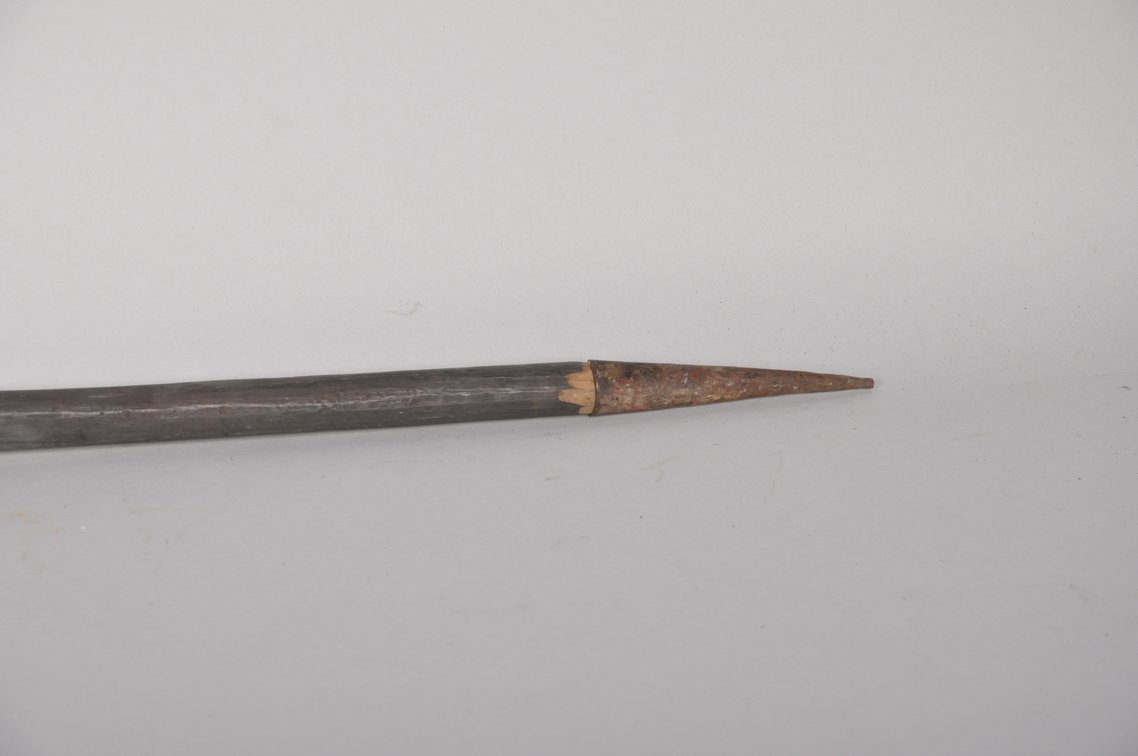 20th Century Filipino Boar Tusk Staff with a Carved Figure, photo 5 of 12