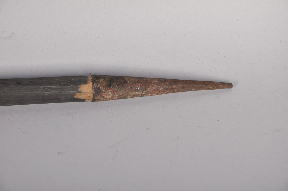20th Century Filipino Boar Tusk Staff with a Carved Figure, photo 10 of 12