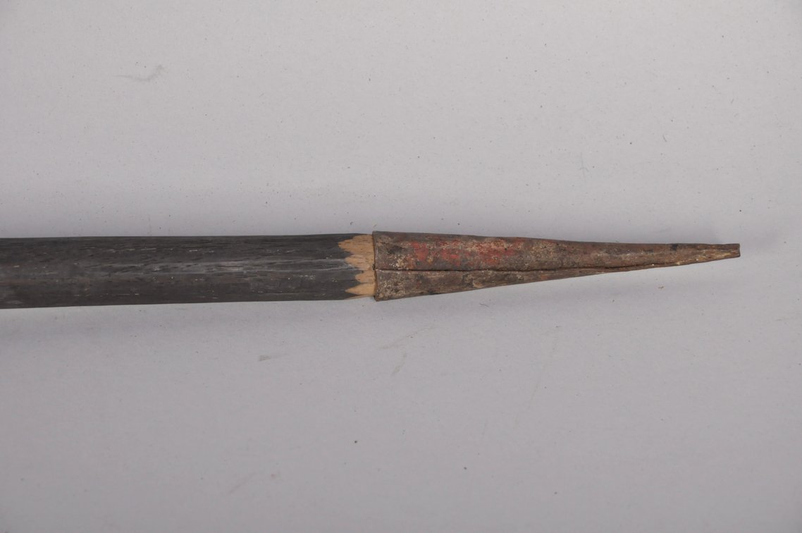 20th Century Filipino Boar Tusk Staff with a Carved Figure, photo 11 of 12
