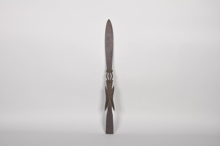 Wood Carved Pudding Knife