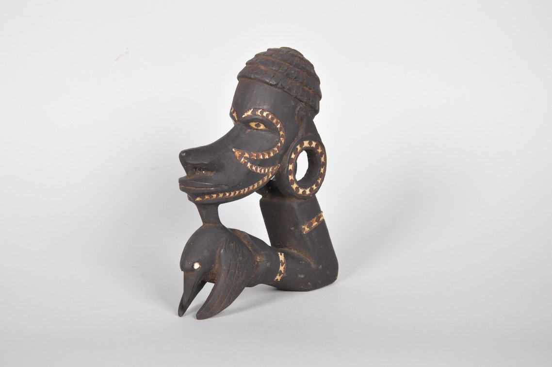 Solomon Islands War Canoe Prow Tiola Mana Figure,  Nguzunguzu,, photo 3 of 11