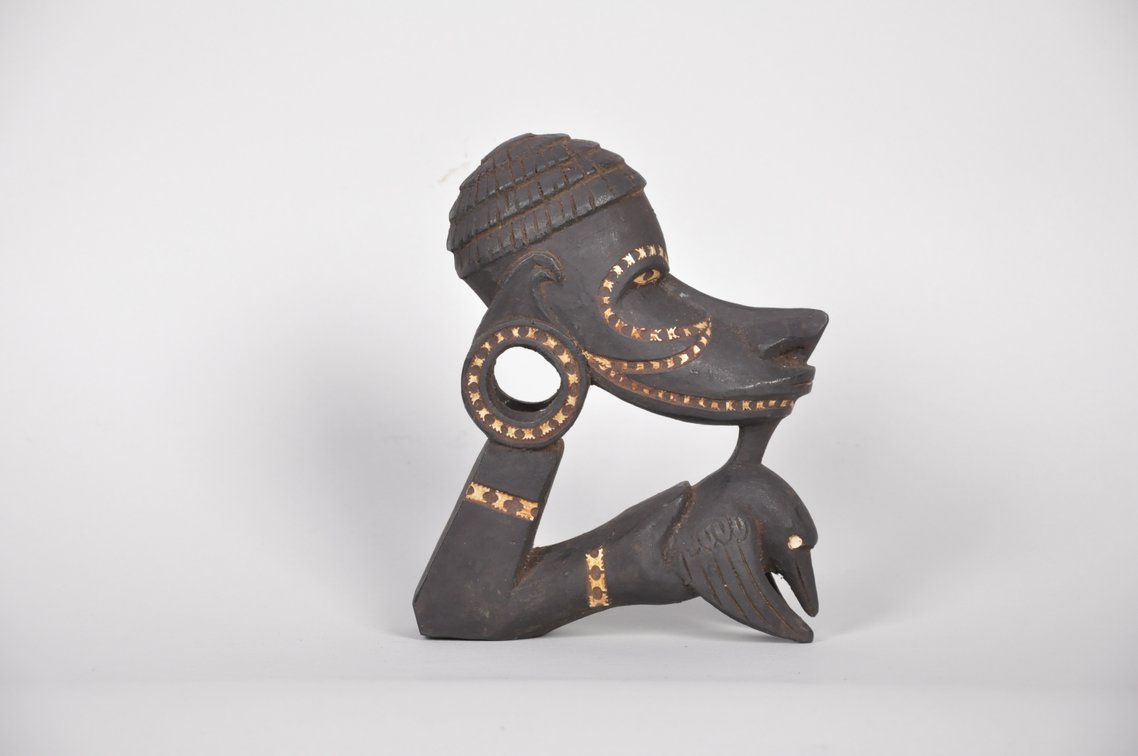 Solomon Islands War Canoe Prow Tiola Mana Figure,  Nguzunguzu,, photo 2 of 11