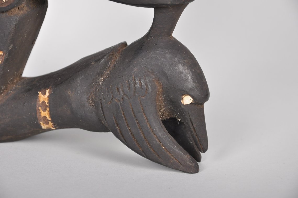 Solomon Islands War Canoe Prow Tiola Mana Figure,  Nguzunguzu,, photo 9 of 11
