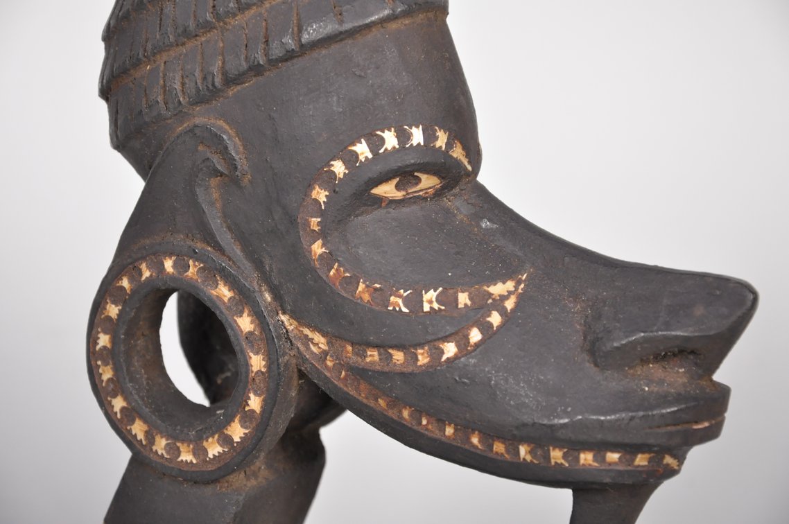 Solomon Islands War Canoe Prow Tiola Mana Figure,  Nguzunguzu,, photo 10 of 11
