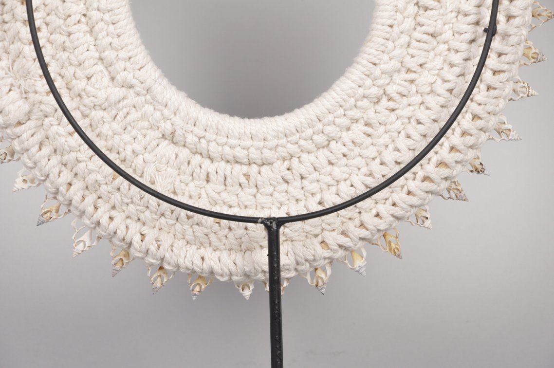 Papua New Guinea Decorative Shell Tribal Necklace, photo 10 of 12