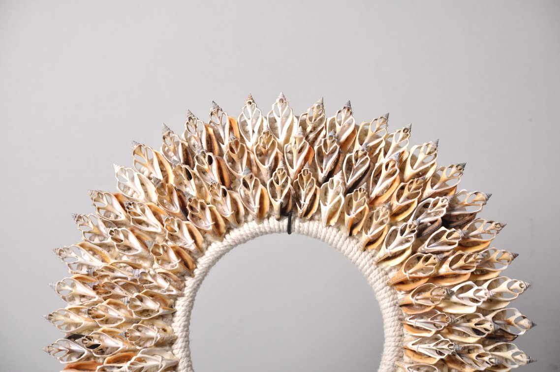 Papua New Guinea Decorative Shell Tribal Necklace, photo 4 of 12