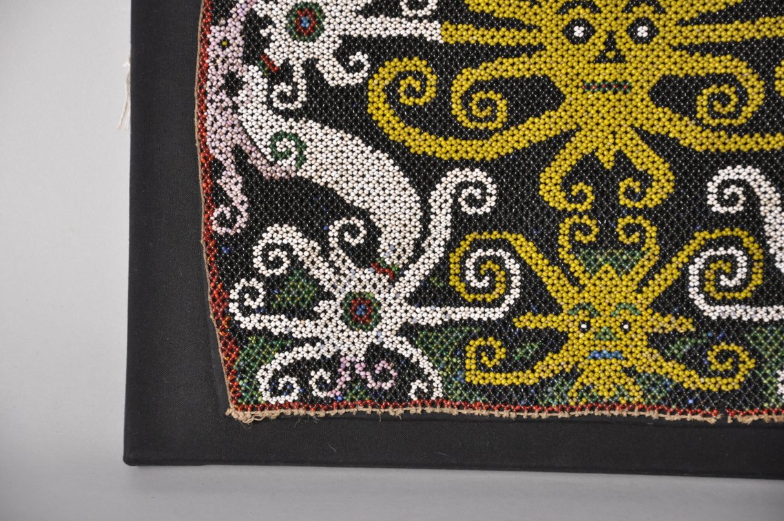 Dayak Borneo Baby Carrier Beaded Panel, photo 3 of 7