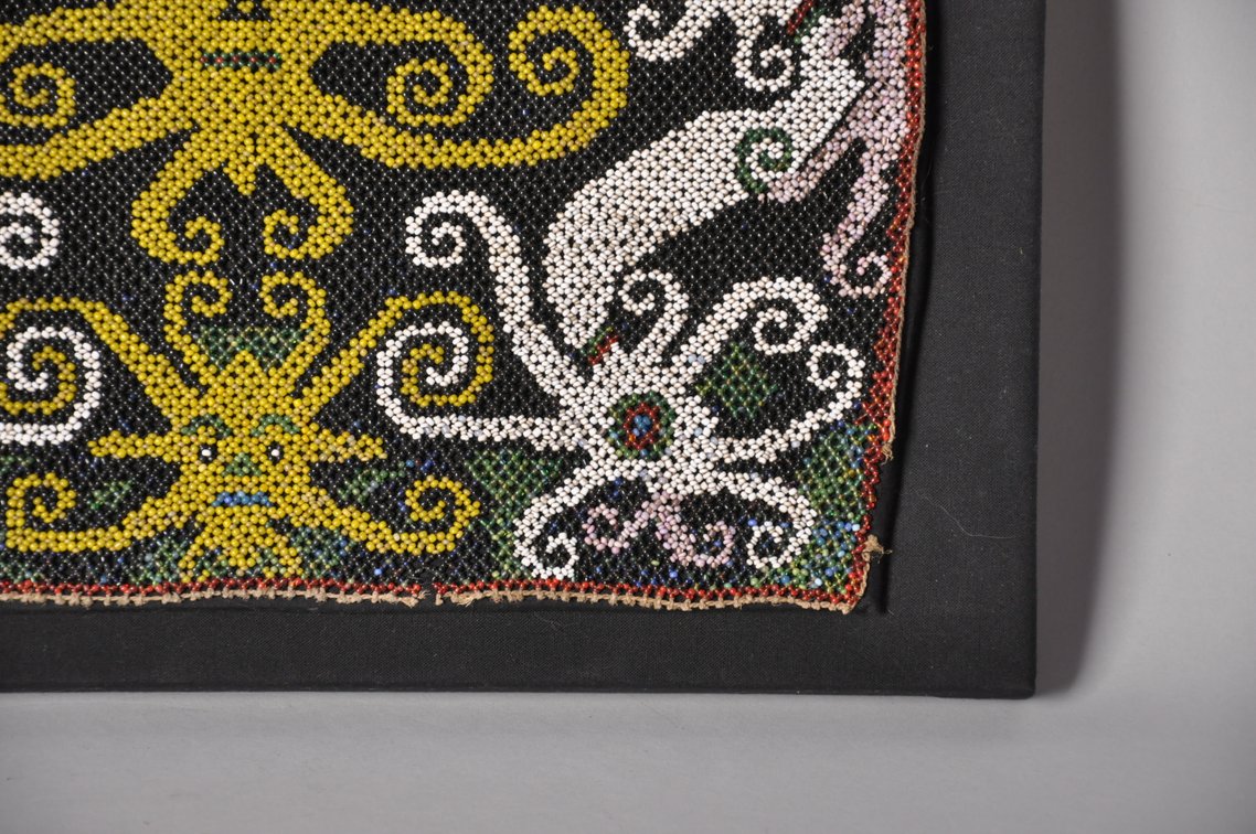 Dayak Borneo Baby Carrier Beaded Panel, photo 4 of 7