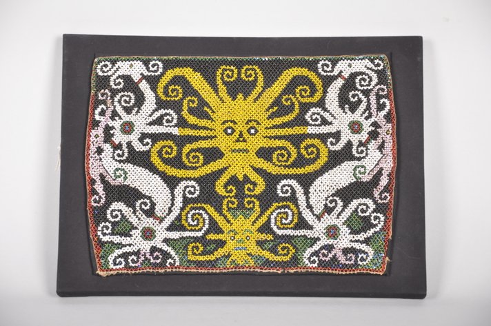 Dayak Borneo Baby Carrier Beaded Panel