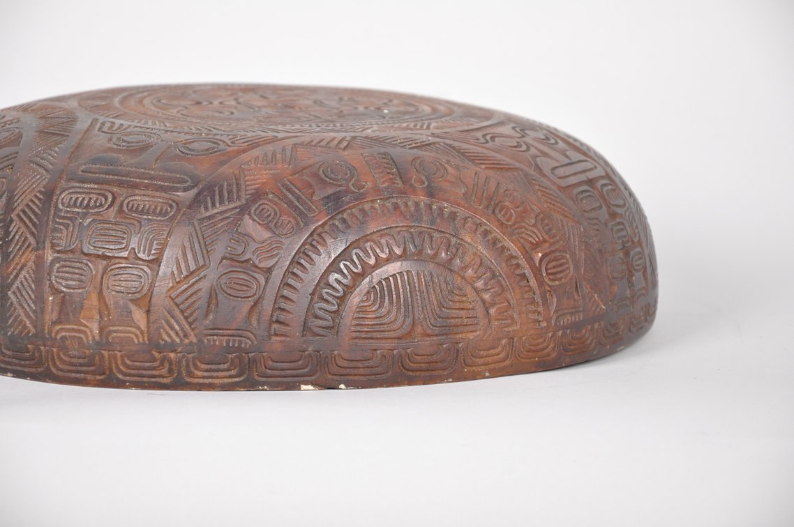 Marquesan Hand Carved Wood Bowl, photo 6 of 7