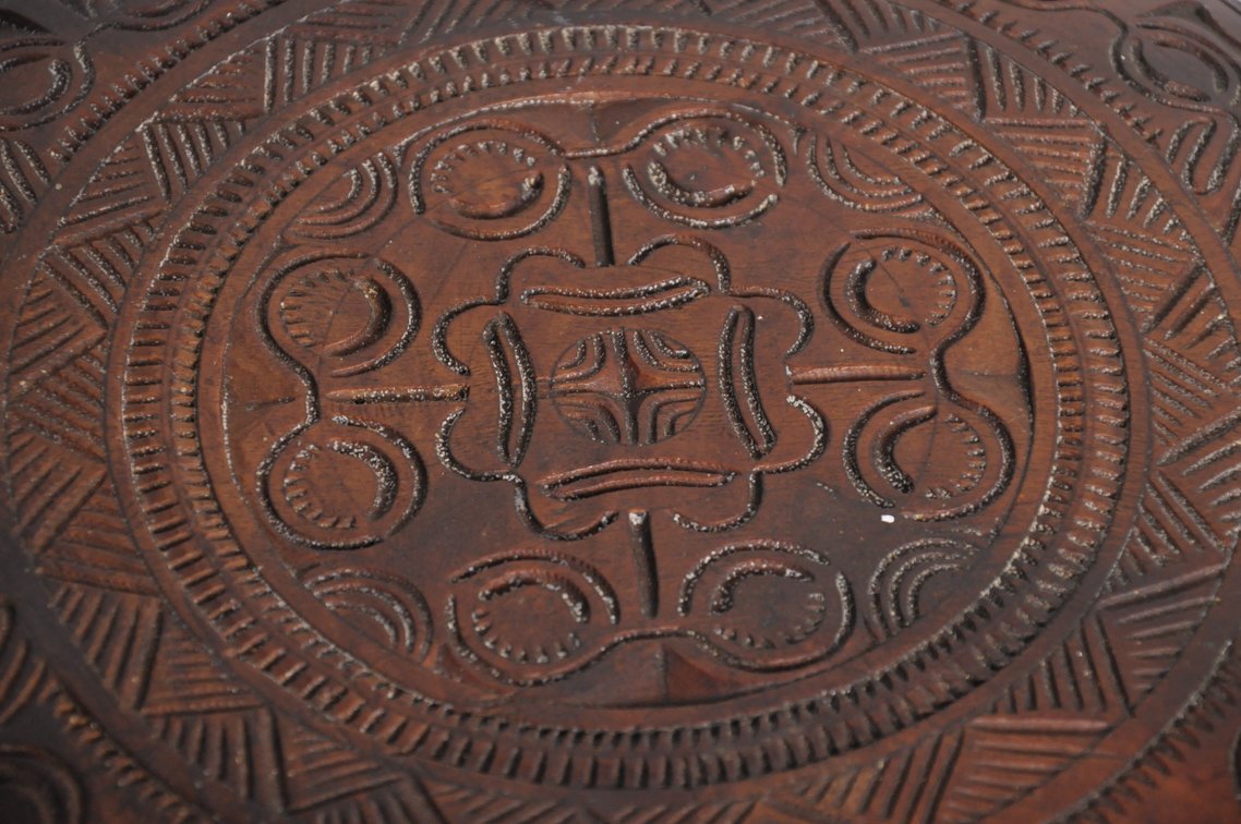 Marquesan Hand Carved Wood Bowl, photo 7 of 7