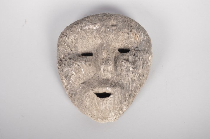 Atoni Meto Coral Funeral Mask, Timor Indonesia
