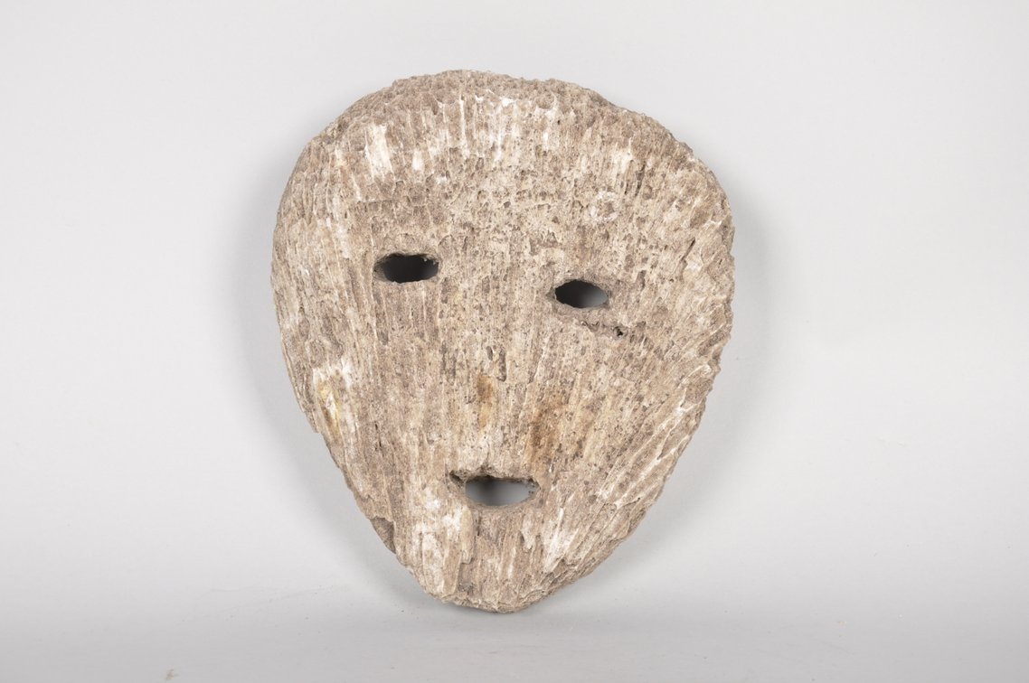 Atoni Meto Coral Funeral Mask, Timor Indonesia, photo 10 of 11
