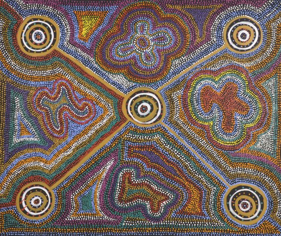 Paddy, Kunmanara, Australia Aboriginal Dot Painting