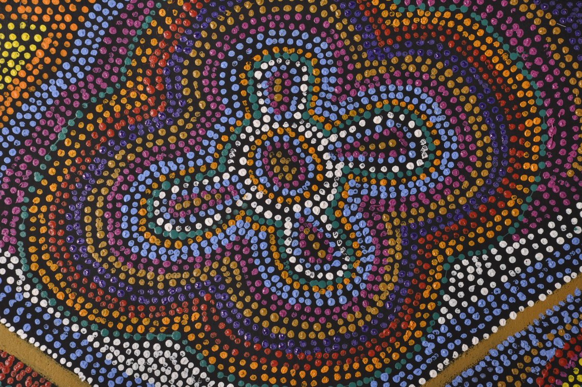 Paddy, Kunmanara, Australia Aboriginal Dot Painting, photo 6 of 9