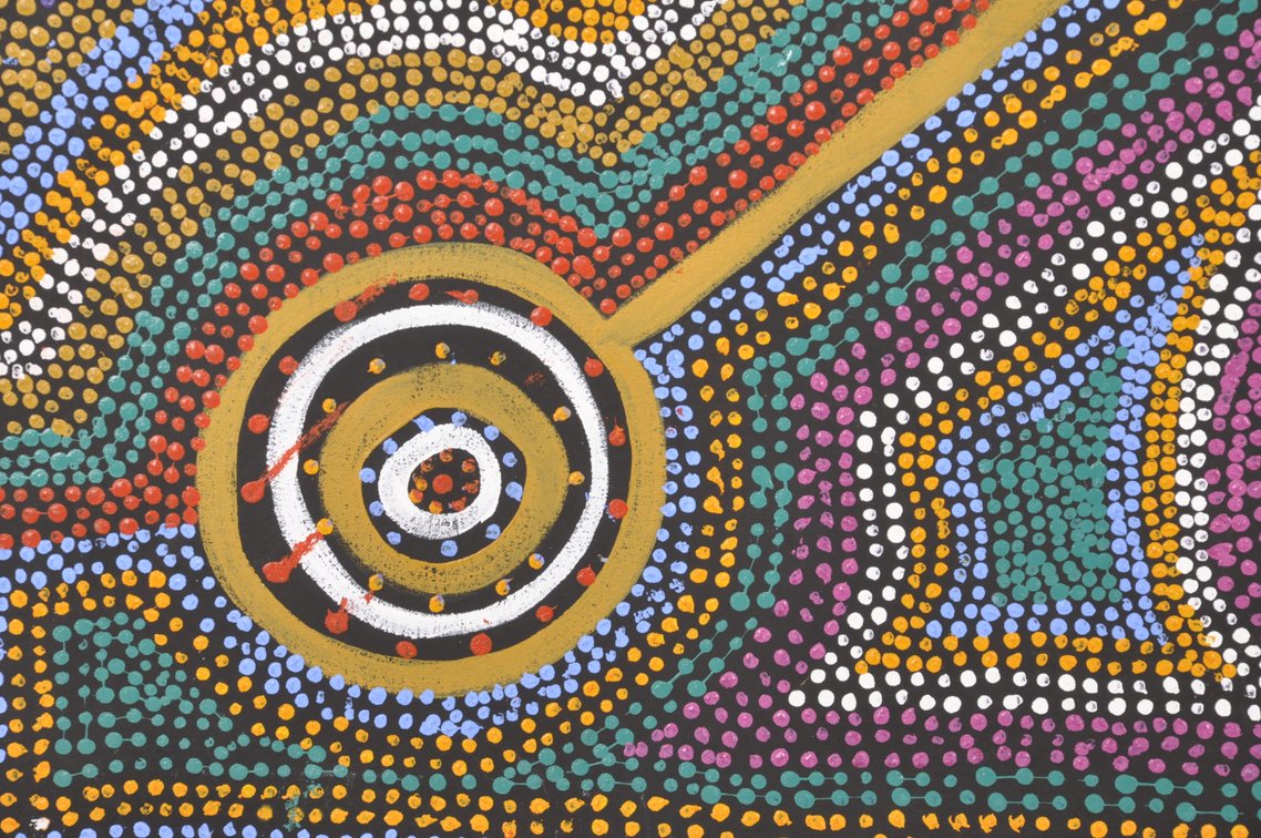 Paddy, Kunmanara, Australia Aboriginal Dot Painting, photo 7 of 9