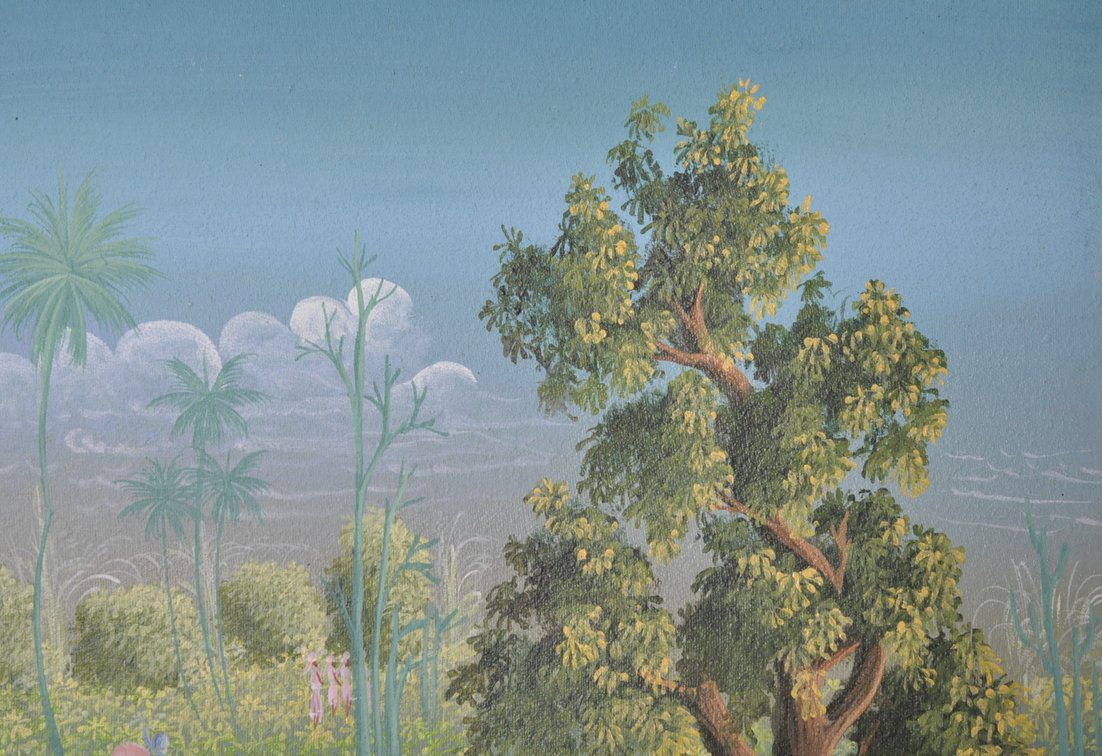 Haitian Landscape of Women Gathering Fruit, photo 5 of 8