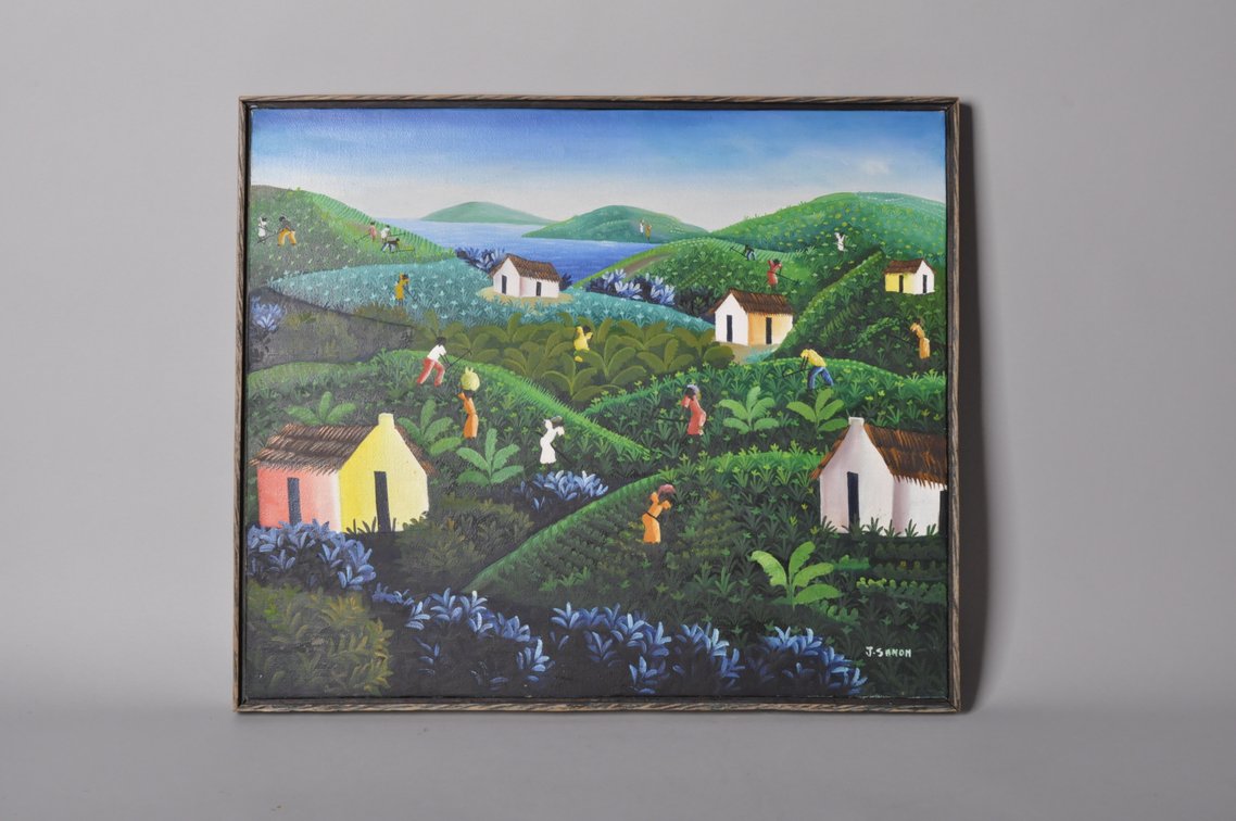 Janet Sanon, Haitian Village Scene, photo 2 of 10