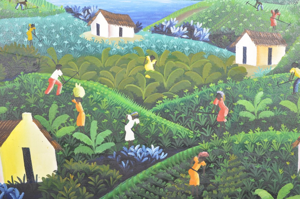 Janet Sanon, Haitian Village Scene, photo 4 of 10