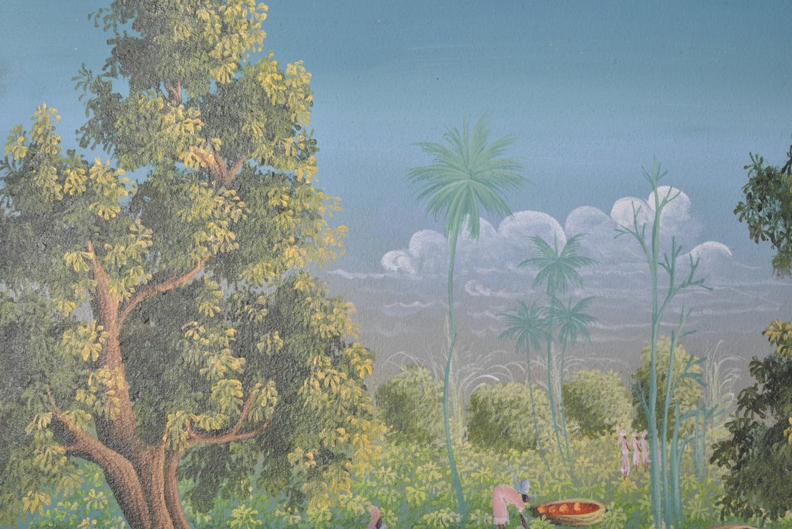 Haitian Landscape of Women Gathering Fruit, photo 6 of 8