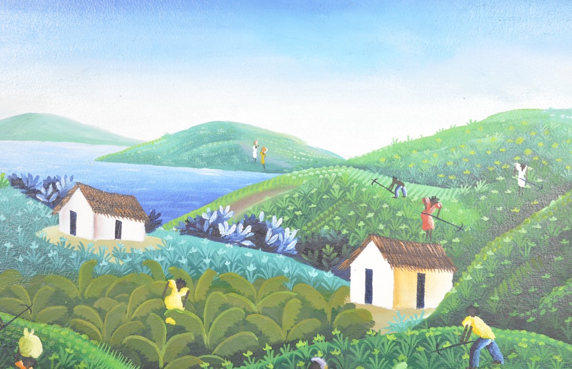 Janet Sanon, Haitian Village Scene, photo 8 of 10