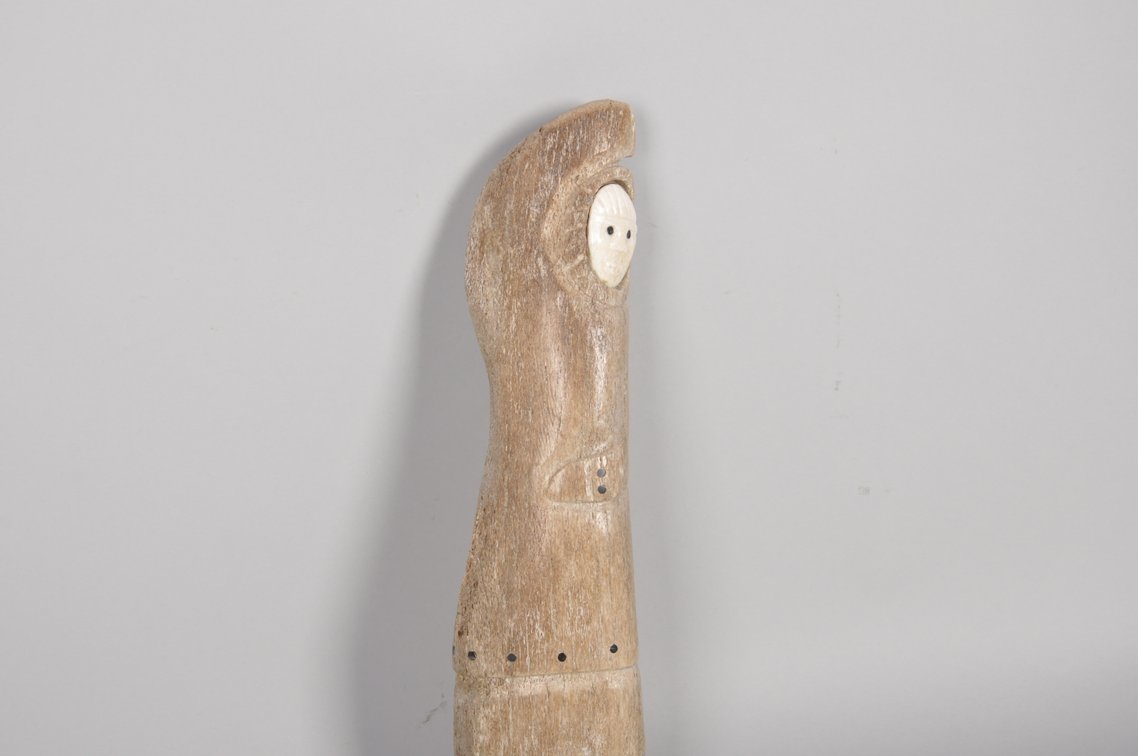 Inuit Whale Bone Carved Eskimo Sculpture, photo 4 of 12