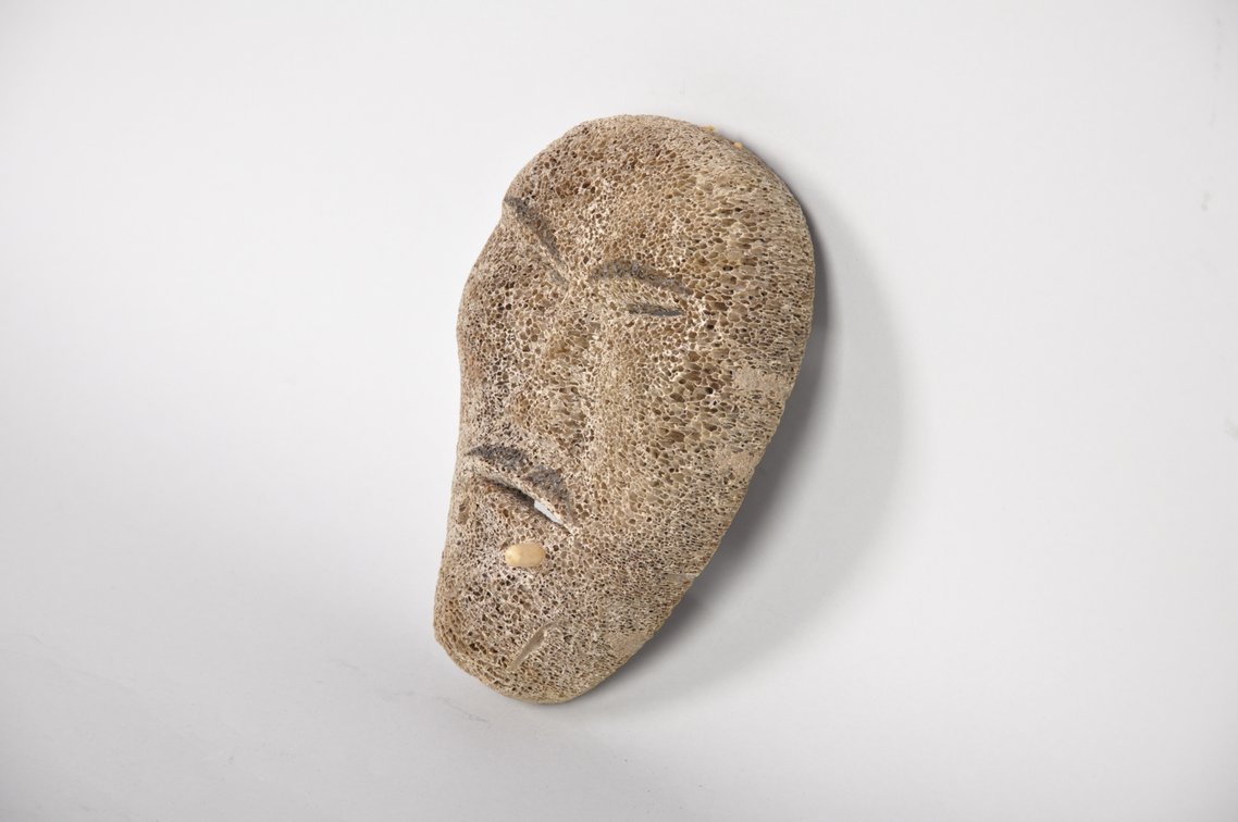 Pacific North West Alaskan Inuit Bone Mask, photo 3 of 8