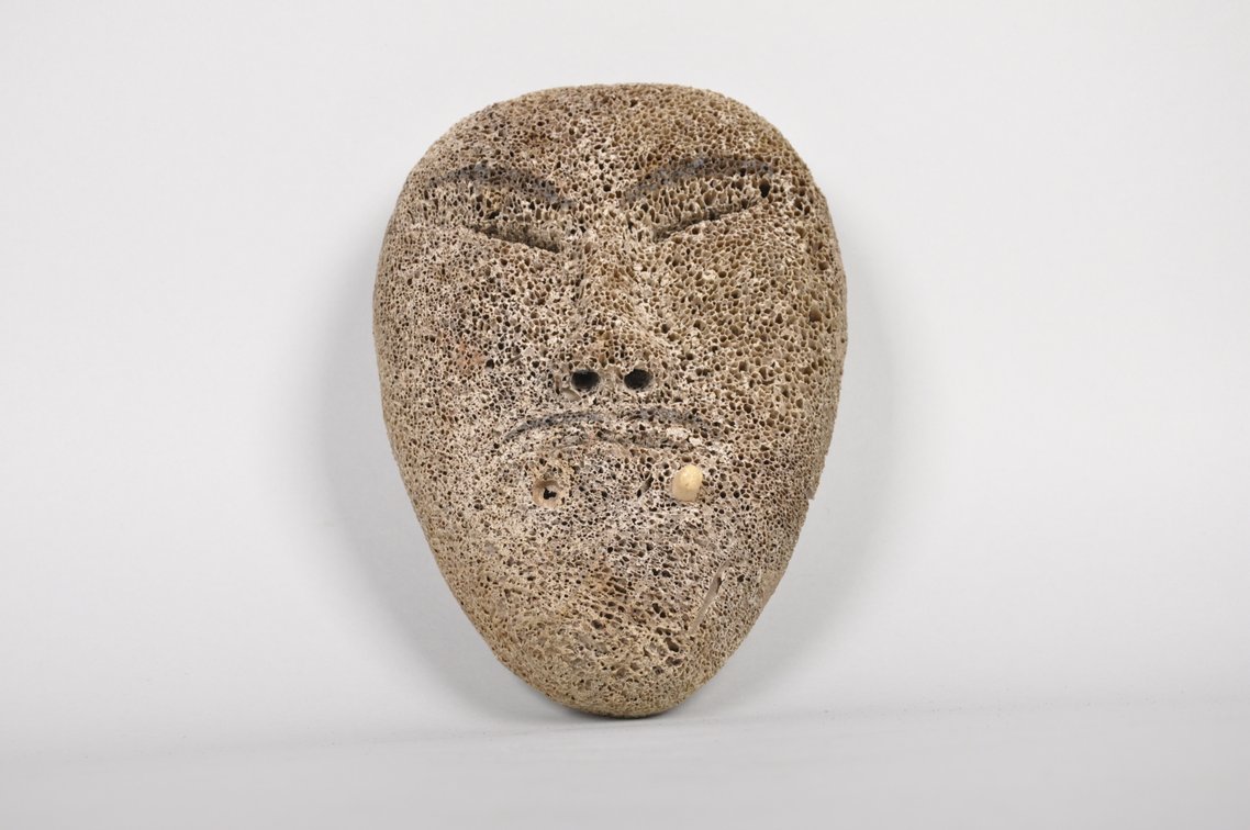Pacific North West Alaskan Inuit Bone Mask, photo 4 of 8
