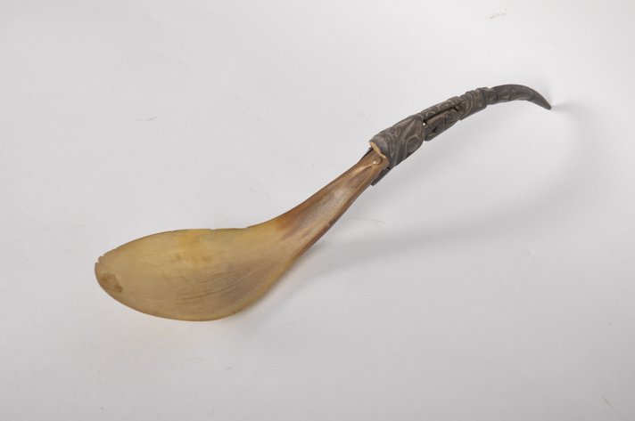 Antique Pacific Northwest Coast Horn Spoon