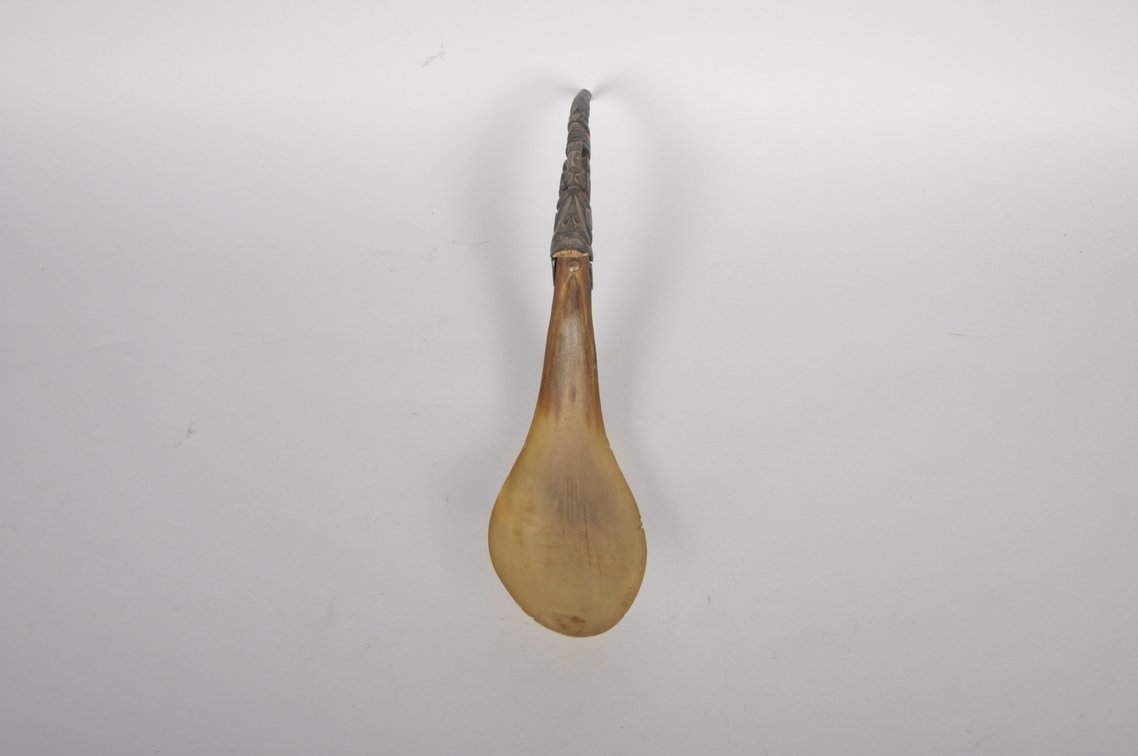 Antique Pacific Northwest Coast Horn Spoon, photo 2 of 7