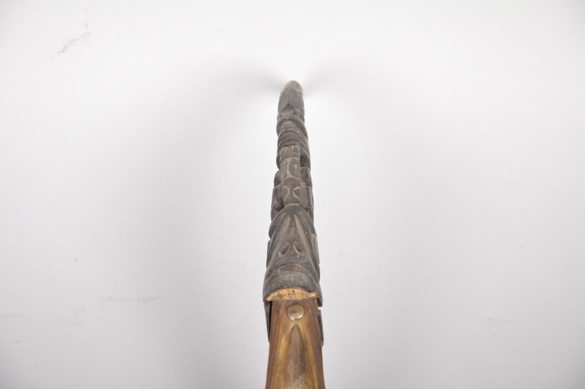 Antique Pacific Northwest Coast Horn Spoon, photo 5 of 7