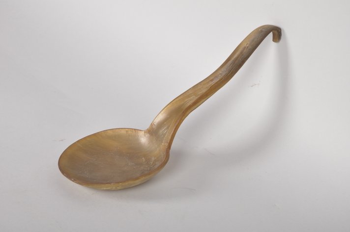 Native American Horn Carved Spoon