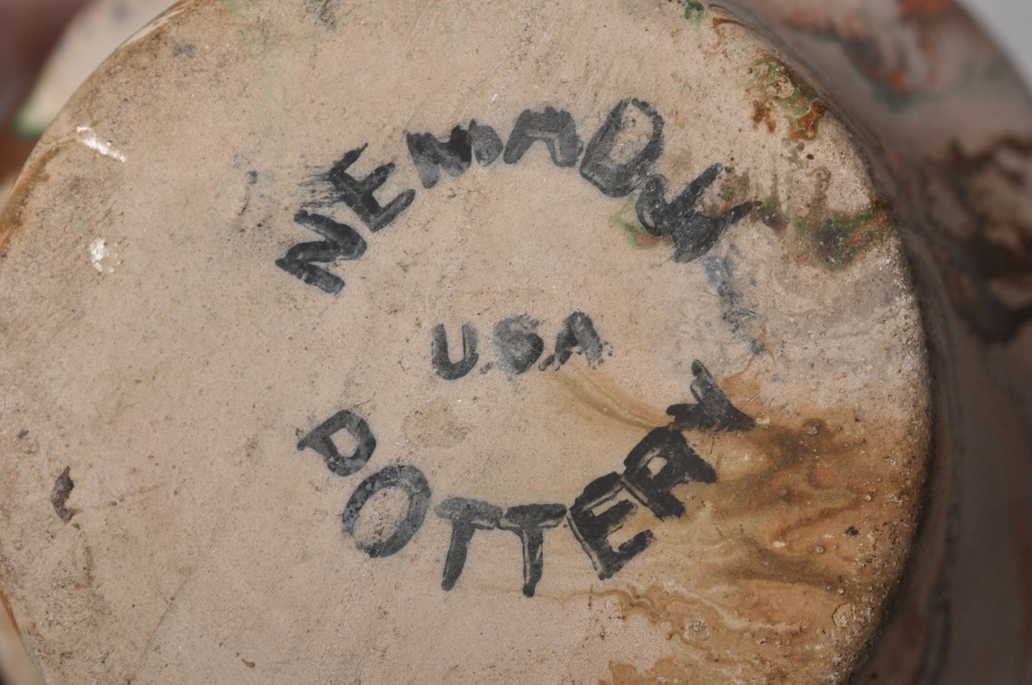 Five Nemadji Pottery Vases, photo 2 of 7