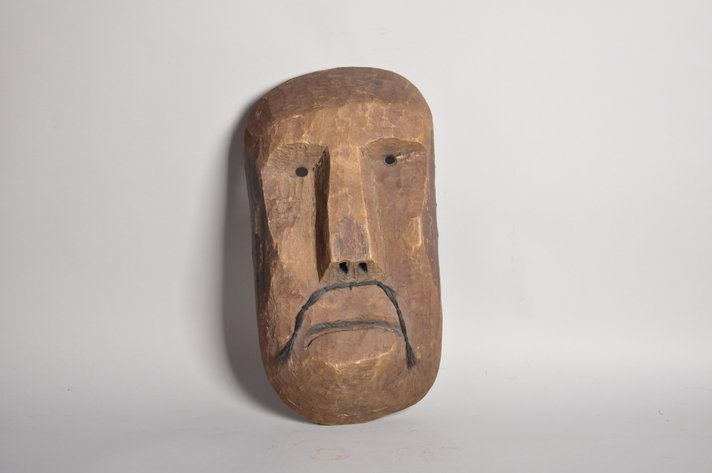 Mapuche Southern Chile Kollon Ceremonial Mask