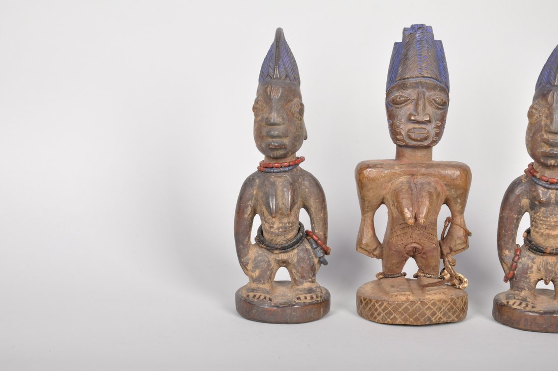 Ere Ibeji Yoruba Nigeria Wood Sculptures, photo 2 of 8