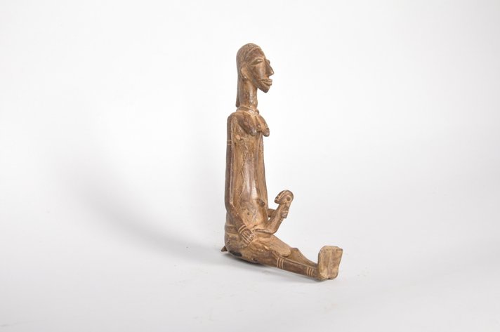 Dogon Maternity Metal Figure, Mali